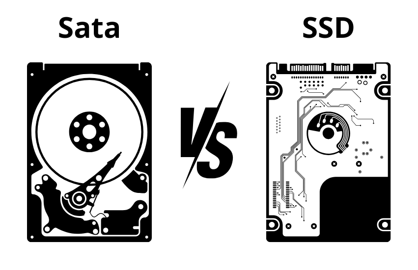 So sánh sự khác biệt giữa ổ cứng Sata với ổ cứng SSD