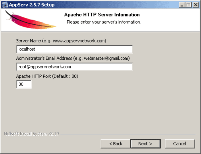 Cài đặt cấu hình Apache Server